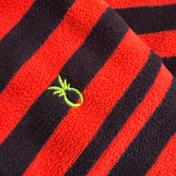 Dudley Stephens size medium navy and red pullover fleece excellent condition - Picture 5 of 5